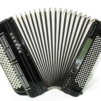 Converter Hohner Morino Artiste XII Cassotto Button Accordion, made in Germany, C Griff Knopfakkordeon, Straps and Case, 2723 image 5