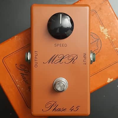 1970s - Boxed with Manual - Vintage MXR MX-105 Script Phase 45 1973 - 1975 - Orange image 23