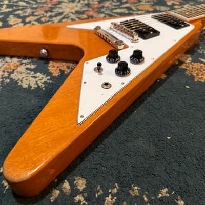 2025 Gibson '70s Flying V - Antique Natural - Aged image 4