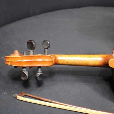 A Vintage Antonius Stradivarius Full Size 4/4 Violin, Bow & Case Ready to Play # 10 V image 7