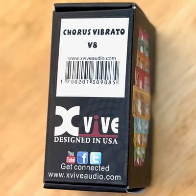 X VIVE V8 CHORUS VIBRATO Micro Effect Pedal Analog True Bypass FREE SHIPPING image 2