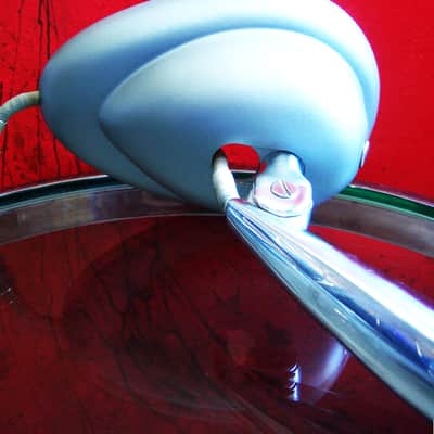 Vintage RARE 1950's Electro Voice 926 crystal / 623 dynamic variant microphone Hi Z w cable and Shure S36 stand image 15