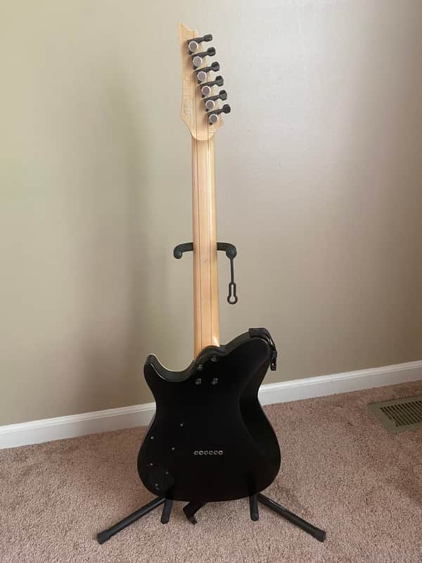 Ibanez FR6UC-BKF Prestige Uppercut 2014 - 2016 - Black Flat | Reverb