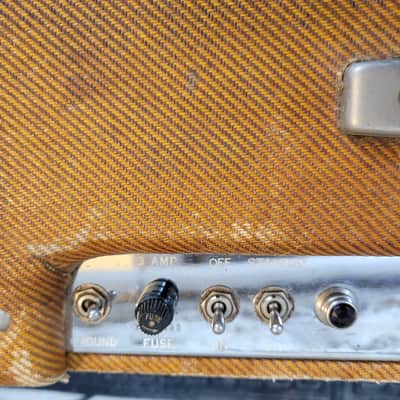 1959 Fender High Power Twin 5F8-A 80-Watt 2x12" Guitar Combo image 4