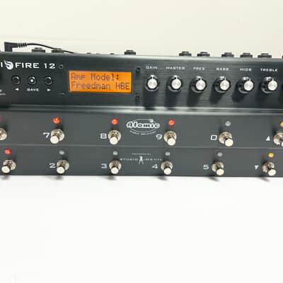 Atomic AmpliFIRE 12 Modeling Guitar Multi-Effects Amp Modeler Pedal 5 Pitch Shifter Harmonizer Whammy Perfect match for an Atomic CLR Reference FRFR Monitor Satchel the lead guitarist for Steel Panther used one live. image 5