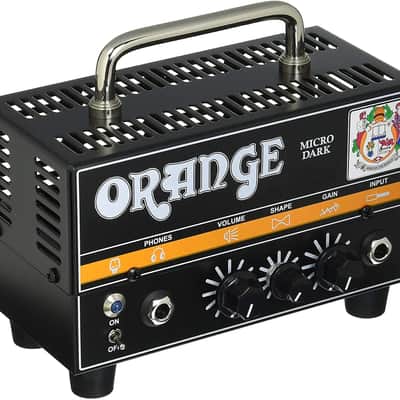 NEW Orange Micro Dark 20-Watt Guitar Amp Head - Black, Big Things Come In Small Packages! image 1