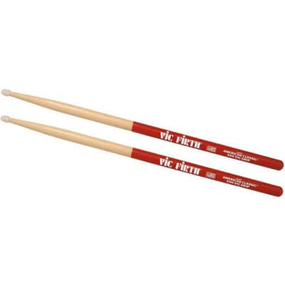 Vic Firth 5ANVG 5A Vic Grip Nylon Tip Drumsticks