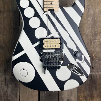 EVH Striped Series Circles Black and White Stripes EVH image 3