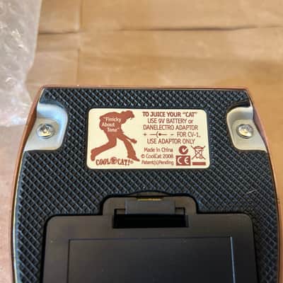 Danelectro Cool Cat Fuzz 2010s - Orange Very Good Condition 1st Version 1V True Bypass NOS Mint in box with all papers image 13