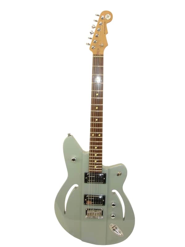 Reverend Airsonic HB Electric Guitar, Metallic Silver Freeze image 1