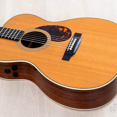 2012 Martin OM-28E Retro Acoustic Electric Guitar w/ Fishman F1 Aura+, Case image 11