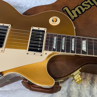 NEW ! Gibson Les Paul 50's Standard Gold Top - Authorized Dealer - 9.7 lbs - G07010 image 3
