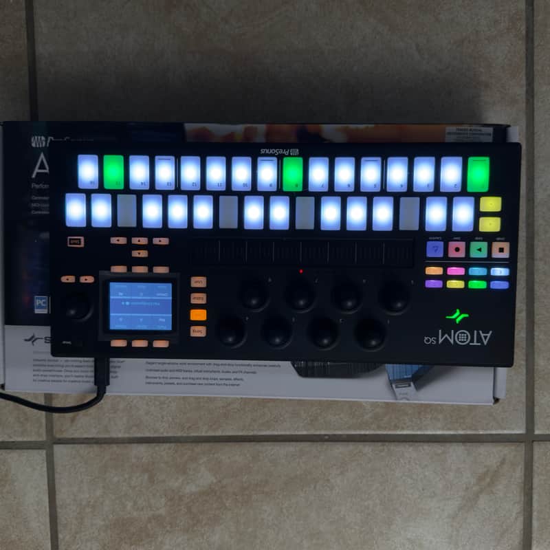 PreSonus Atom SQ MIDI Keyboard Controller 2020 - Black image 1