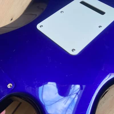 Fender Stratocaster Standard Electric Guitar Body Mexico Strat Blue 1998 image 18