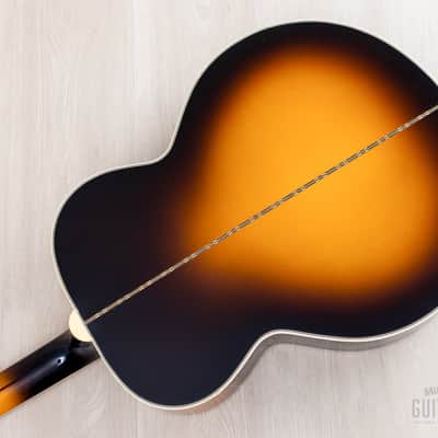1992 Gibson J-200 Jumbo Acoustic Guitar Vintage Sunburst, Near-Mint w/ Case image 18