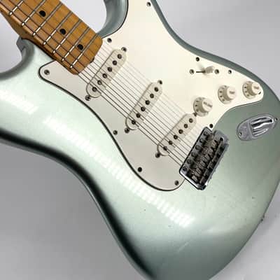 2005 Fender Custom Shop Limited Edition ’66 Stratocaster Closet Classic – Firemist Silver Metallic image 16