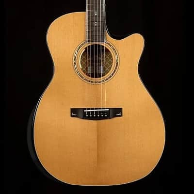 Cort Gold Edge Acoustic-Electric w/ Case, Grand Auditorium Torrefied Solid Spruce Top 1 3/4"(45mm) Nut, Mint image 3