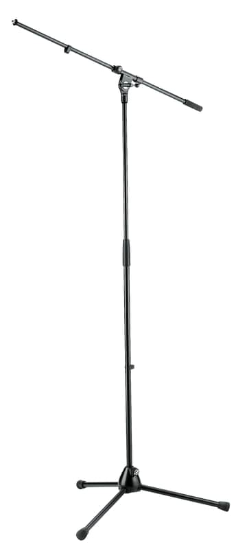 K&M 210/2-BLACK 35-63 Microphone Stand with 33 Boom Arm image 1