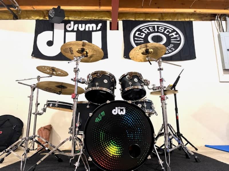 DW Design Series 6-Piece Drum Kit – $2,800+ Value – DW Snare, Pancake Drum & Gator Cases image 1