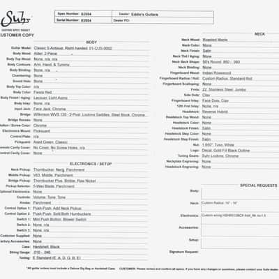 Suhr Classic S Antique Roasted - Fiesta Red image 16