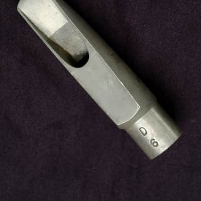 Dukoff D6 Super Power Chamber Alto Mouthpiece - Silverite image 5
