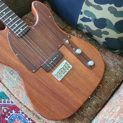 Zi Guitar P90 Mahogany Esquire Telecaster image 13