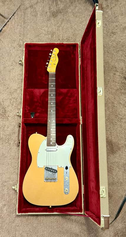 Fender JV Modified '60s Custom Telecaster 2022 - Present Firemist Gold image 1