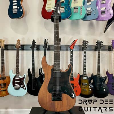 ESP LTD SN-1000 Evertune Koa Electric Guitar-Natural Satin image 2