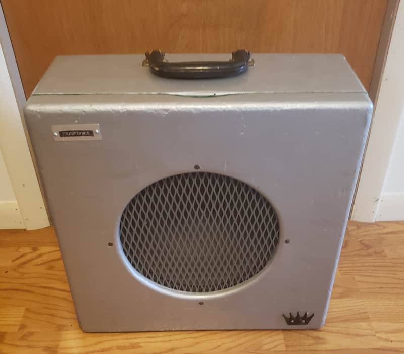 Musitronic Tube Guitar Amp 1950's 60's Grey image 1