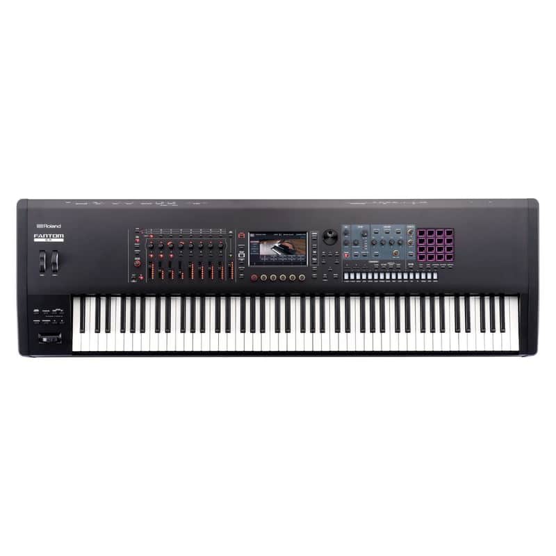 Roland FANTOM-8EX 88-Key Semi-Weighted Synthesizer with 7000 Onboard Sounds, 16 RGB Pads and Stereo Vocoder with 32 Bands image 1