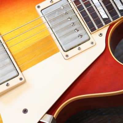 2007 Gibson Custom 1958 Les Paul Standard Reissue Electric Guitar LPR8 Cherry Sunburst + COA & Gibson Case image 5