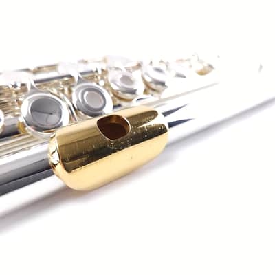 Refurbished Jupiter CXL *Gold Clad Lip* Silver Head Intermediate Flute B Foot image 3