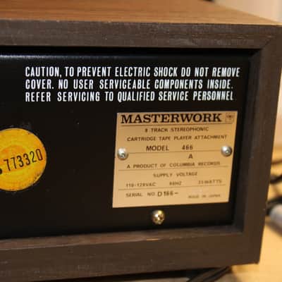 Restored Masterwork 466A 8 track player image 12