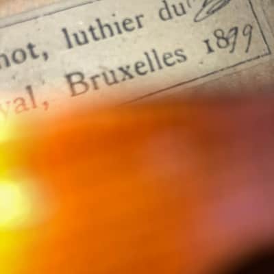 Georges Mougenot 4/4 Antique Violin 1899 - Natural image 5