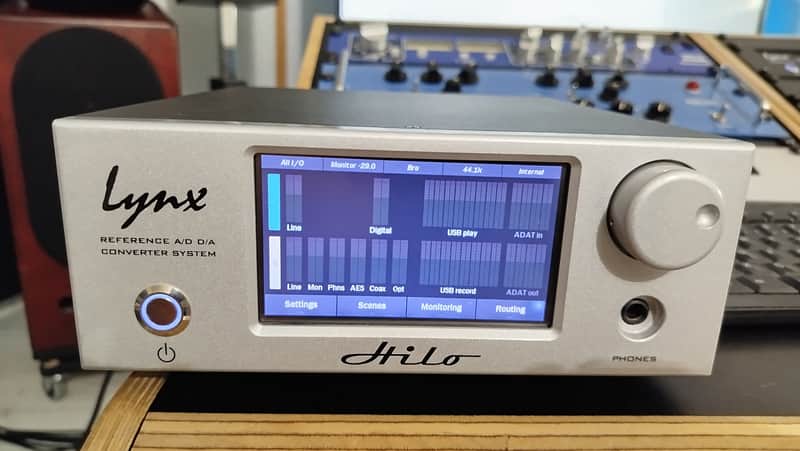Lynx Hilo Reference A/D D/A Converter System with LT-USB Card 2010s - Silver image 1