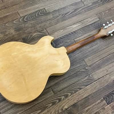 Guild T-100 Slim Jim with P90 Blonde 1960 (Serial 12433) image 4
