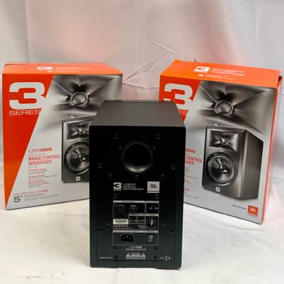 JBL LSR305 2-Way Active Studio Monitors (Pair) 2010s - Black image 2
