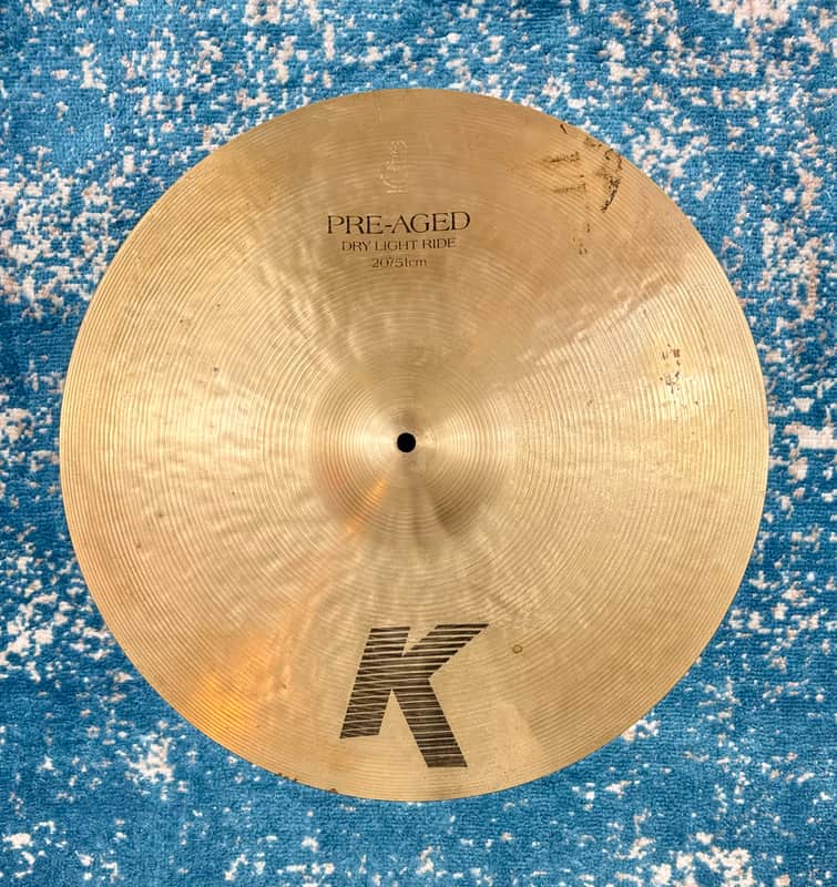 THIN! 20” Zildjian K PRE-AGED DRY LIGHT Ride 2043g EARLY MODEL image 1