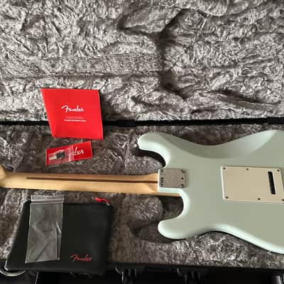 2014 Fender Limited Edition American Standard Stratocaster Channel Bound 2016 - Sonic Blue image 4