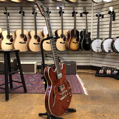 Eastman T184MX All-solid Maple/Mahogany Thinline Hollowbody Classic Finish 2024 Floor Model w/Hard Case image 5