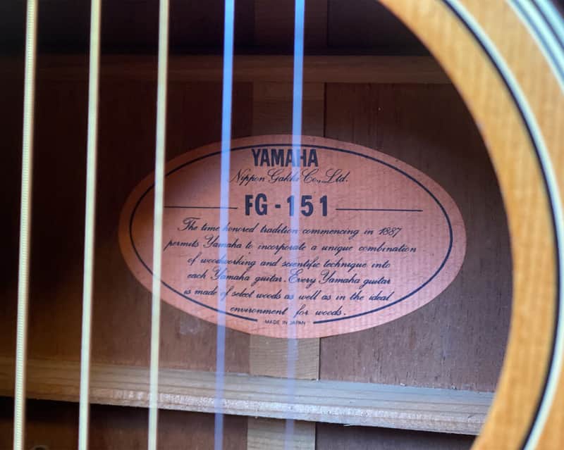 Yamaha FG-151 Orange Label | Reverb