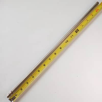 Ludwig/WFL 50s-60s Club Date Clipper 3/8x17"Straight Floor Tom Leg Smooth Nickel image 1