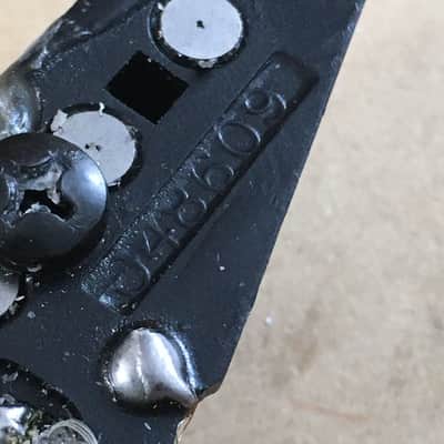 Vintage Original Fender Guitar Neck Pickup Tele American Telecaster USA #048609 Black Bobbin image 5