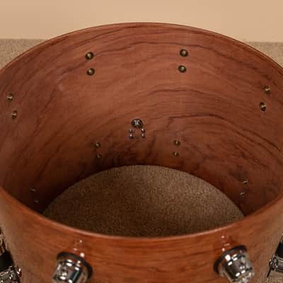 Natal Natural Bubinga Bop Drum Set 14x18 8x12 14x14 and 5x13 image 21