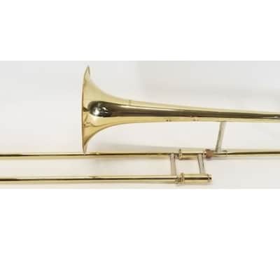 Britton tenor trombone with soft case and mouthpiece, good condition image 2