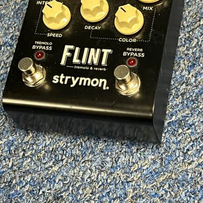 Strymon Flint Reverb and Tremolo V1 2012 - 2022 - Black with White Knobs image 1
