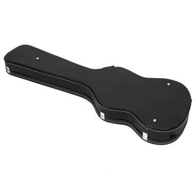 49" Electric Bass Guitar Hard Case | Locking Hardshell, Plush Lined, Black image 5