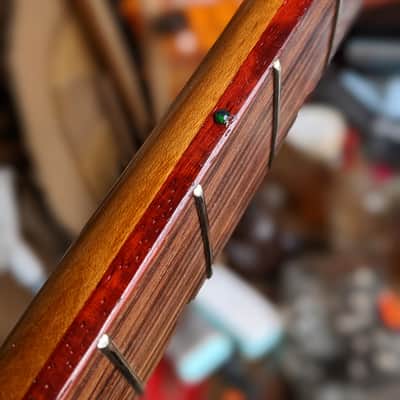Handmade 40in Bearclaw Sitka Brown Ebony Wide Nut Shellac image 15