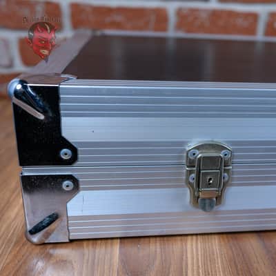 Fender Hendrix Monterey Flight Case 1997 - Black & Chrome With Blue Interior image 11