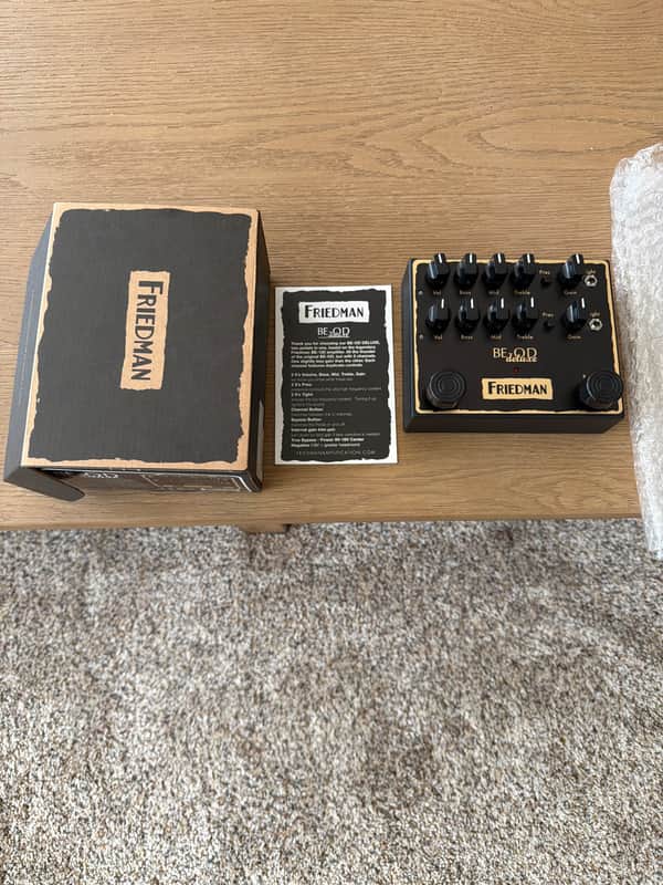 Friedman BE-OD Deluxe Overdrive 2018 - 2019 - Black image 1